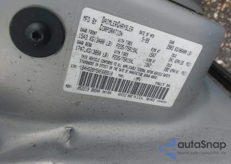 1999 Dodge Durango z USA, uszkodzony, nr VIN 1B4HS28Y5XF685510